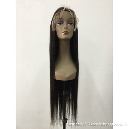 Water Wave Peruvian Transparent Lace Frontal Wigs 24 In Glueless 360 Frontal Wigs Transparent Lace Frontal With Blenched Knots